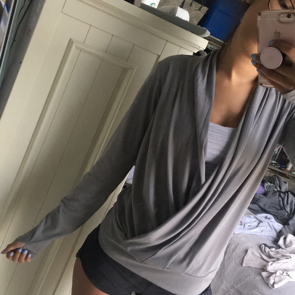 Wrap long sleeve